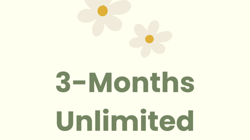3 Months Unlimited Membership