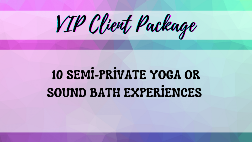 VIP Client Special - Semi-Private Package