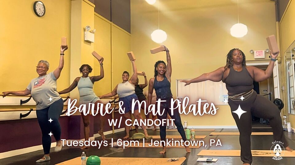 Barre & Mat Pilates | Tuesday Nights | Jenkintown PA