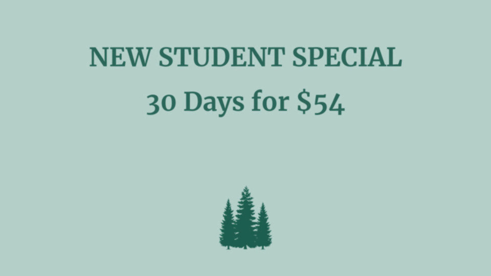 30 Days for $49 (New Student Special)