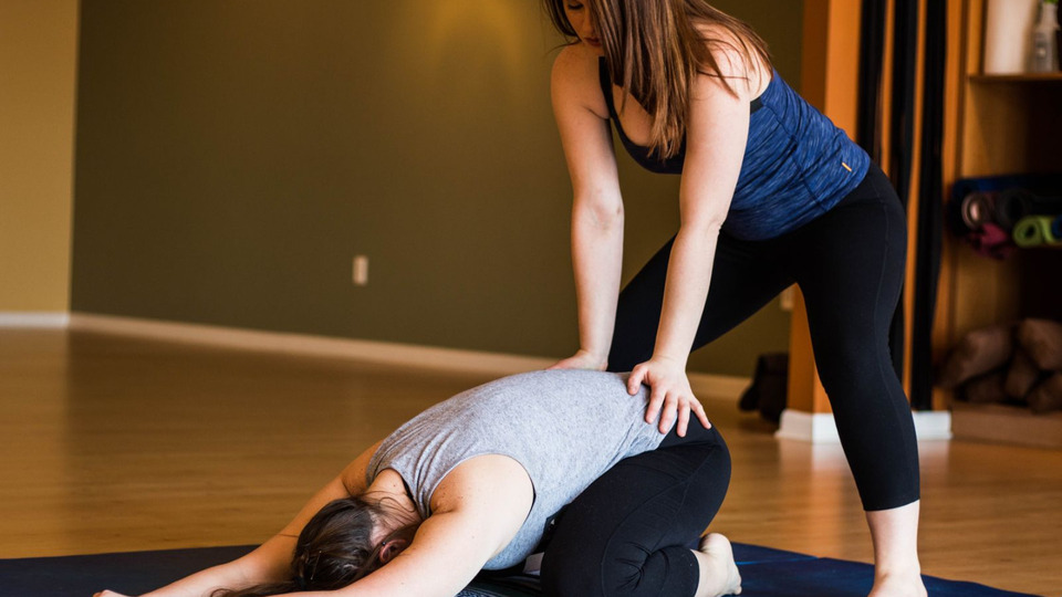 Gentle Yoga with Hands on Assists for Hair Stylists