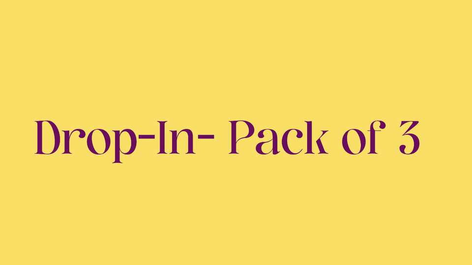 Drop-In- Pack of 3