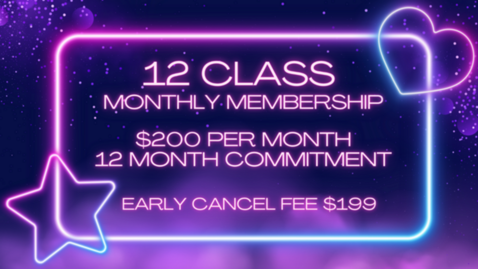 12 Class Member | Monthly Auto-Renew | 12-Month Commitment