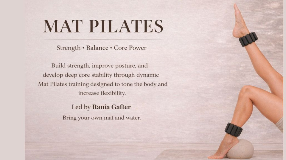 Mat Pilates – 4 Class Pass