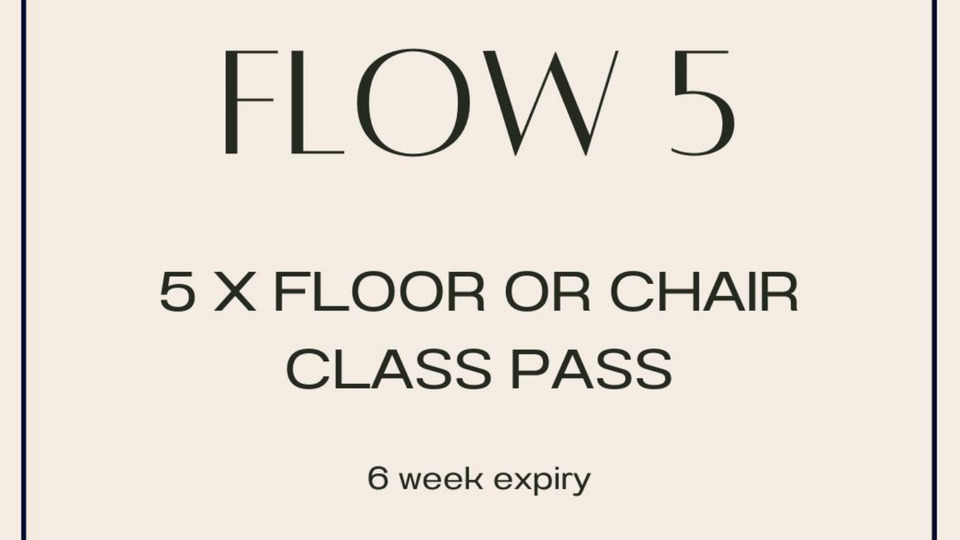 Flow 5 Class Pass