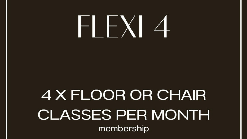 Flexi 4 (4 classes per month)