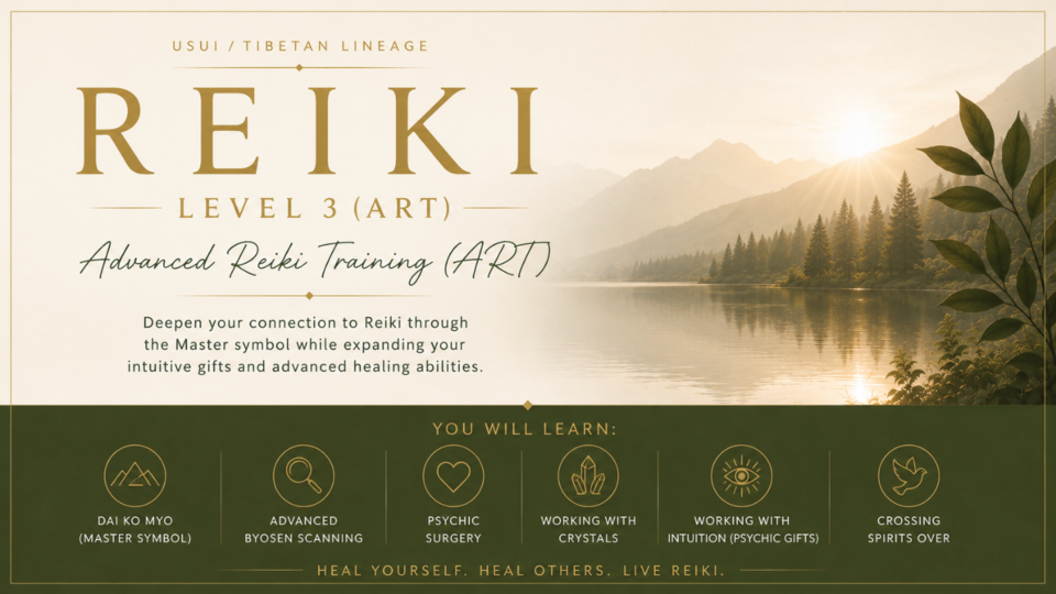 Reiki Level 3 A/R/T - Advanced Reiki Training