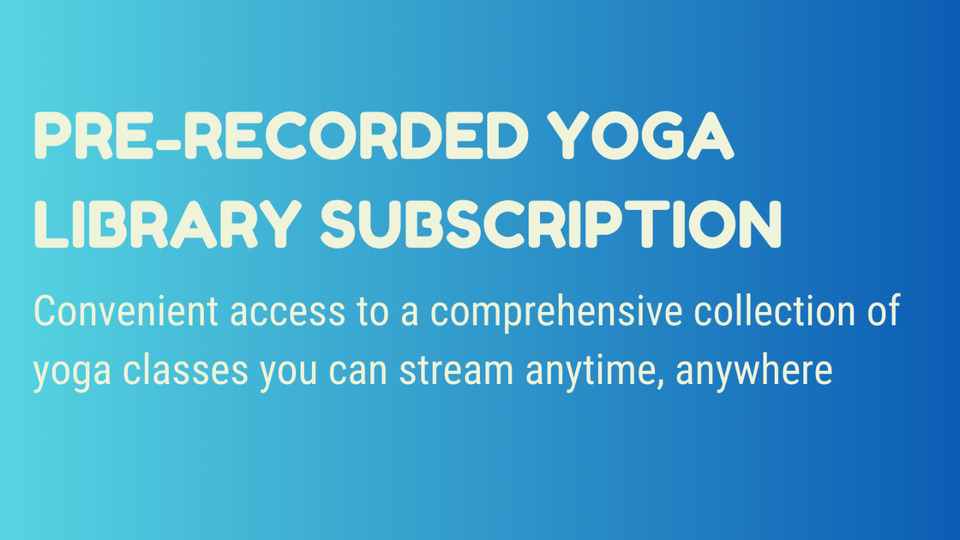 Yoga Library Membership only