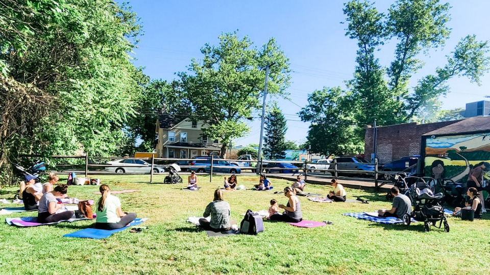 Baby + Me Yoga at Coffee Corral - 4 WEEK SUMMER SERIES