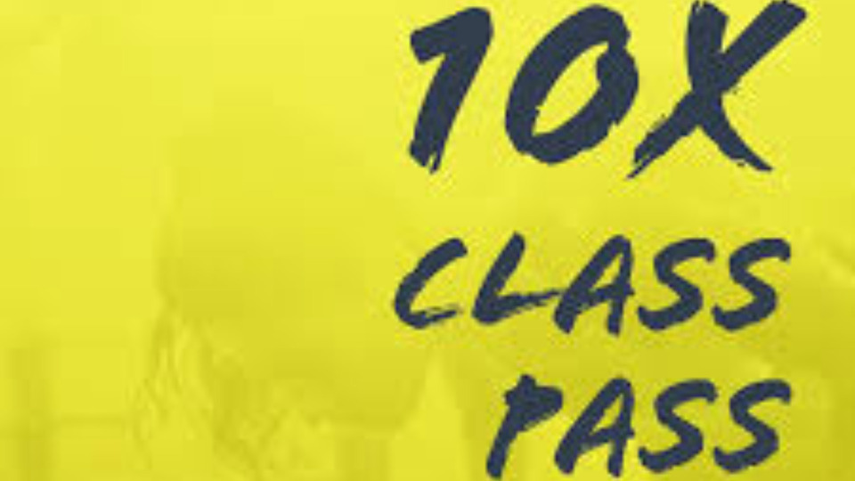 10 Class DROP IN Pass 