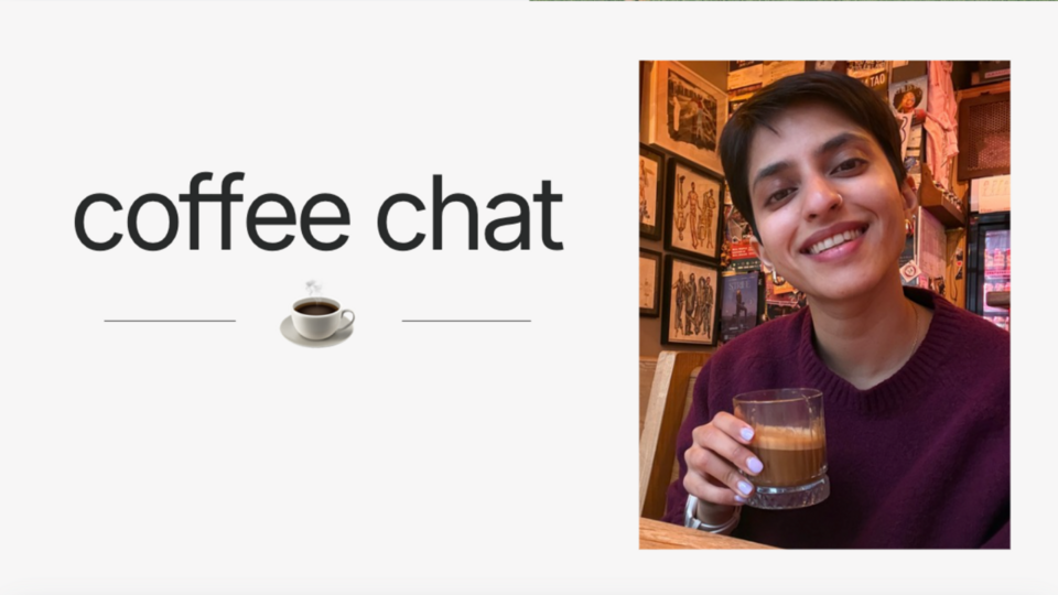 coffee chat | 20 mins | online