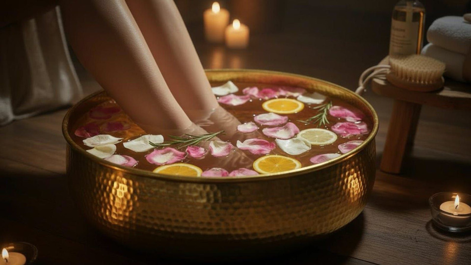 Sacred Copper Foot Soak