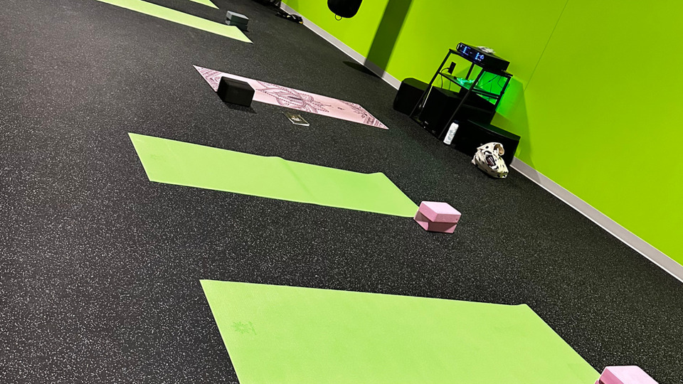 Yoga flow at Neighborhood Fit 