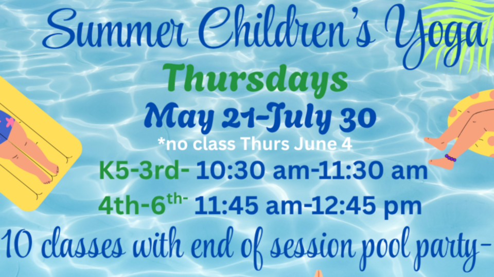 Children's Summer Yoga 4th-6th grade