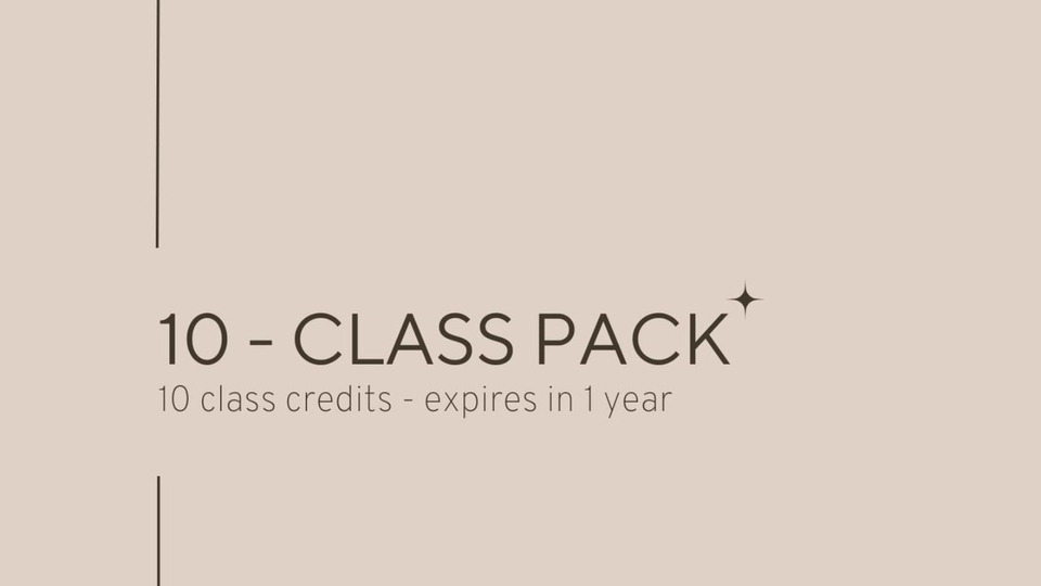 10 - Class Pack