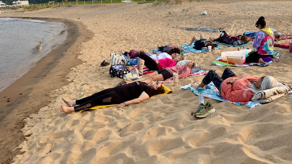 Golden Hour Sound Bath on the Beach