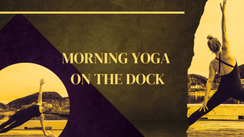 Morning Yoga on the Dock