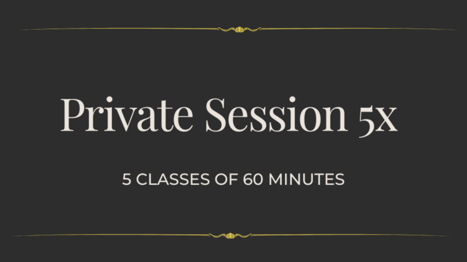 Private Journey - 5 Session Pass