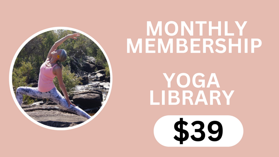 Monthly Membership Yoga Library New