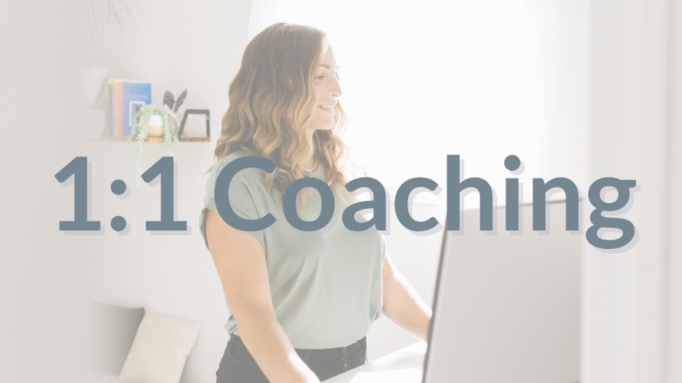 1:1 Coaching