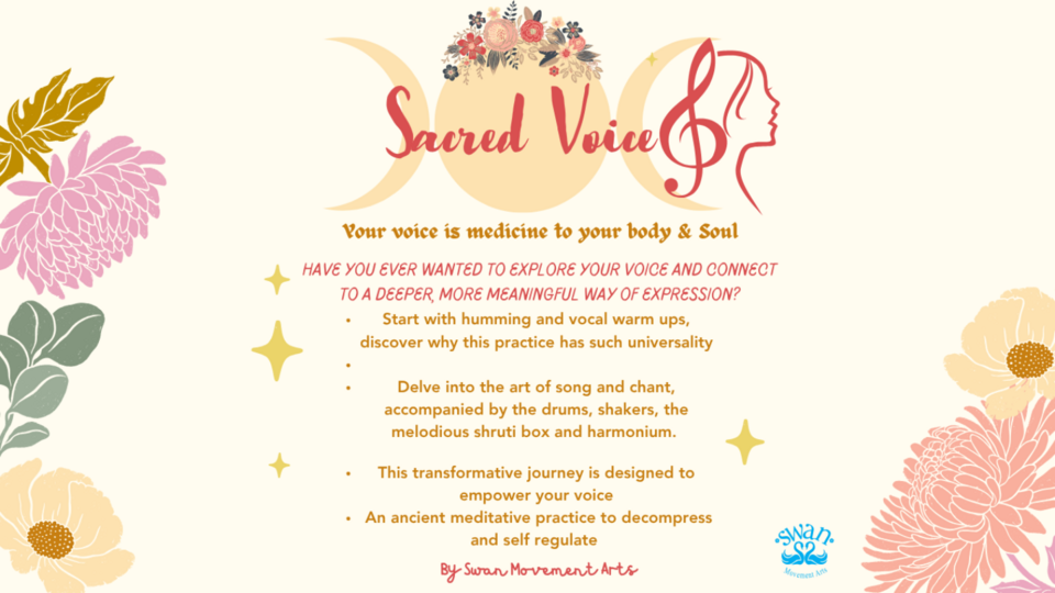 Intro to Sacred Voice - Chanting and a Meditative approach