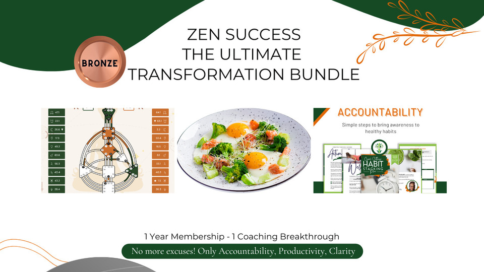 🌟"Bronze" ZEN SUCCESS - The Ultimate Transformation Bundle