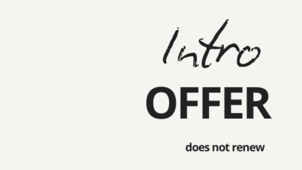 Founding Member's Intro Offer