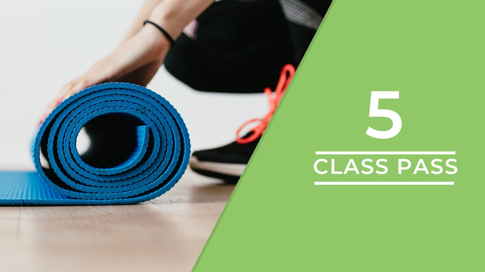 5 Class Pass for scheduled Classes (In person & Zoom)
