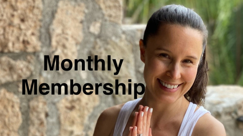 Monthly Membership - Unlimited access to yoga & meditation recordings