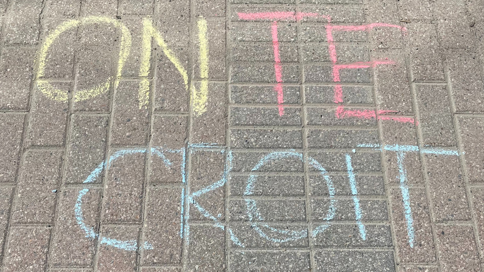 Chalking en communauté avec Ellevive