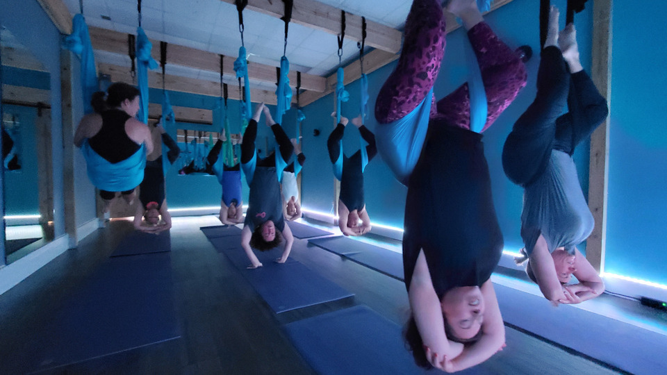 Aerial Yoga  All Levels by Navarre Beach Yoga Studio