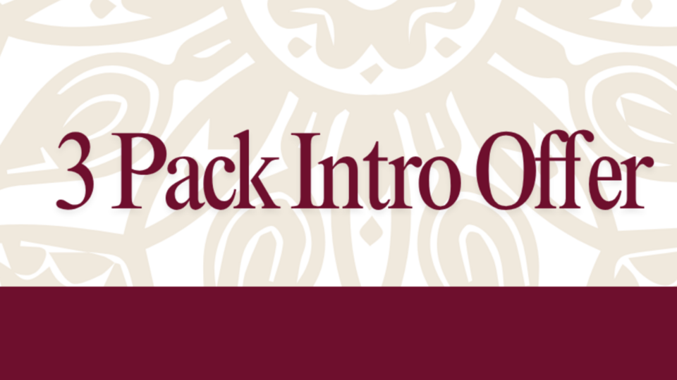 3 Pack Intro Offer