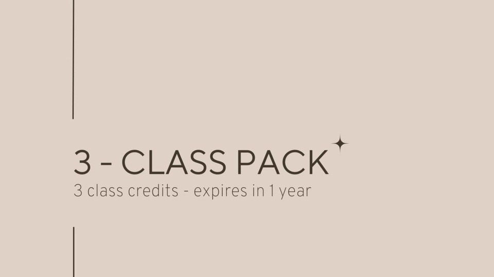 3 - Class Pack