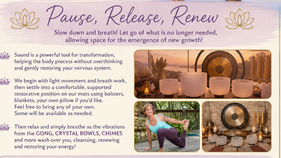 A Restorative Yoga Sound Bath