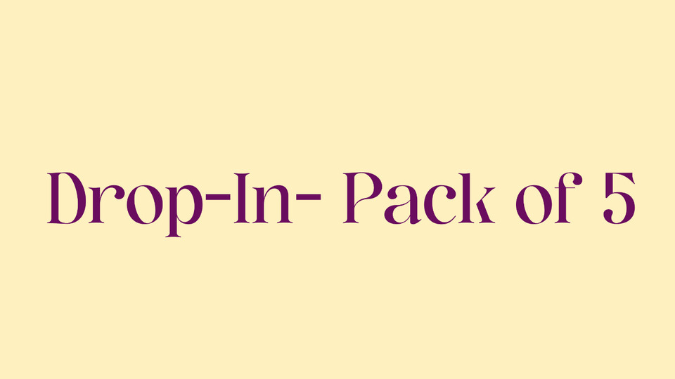 Drop-In- Pack of 5