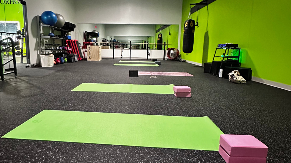 Yoga mornings at Neighborhood Fit! 