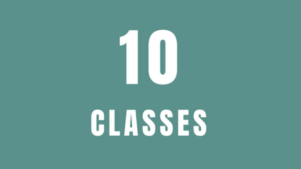 10 Class pass