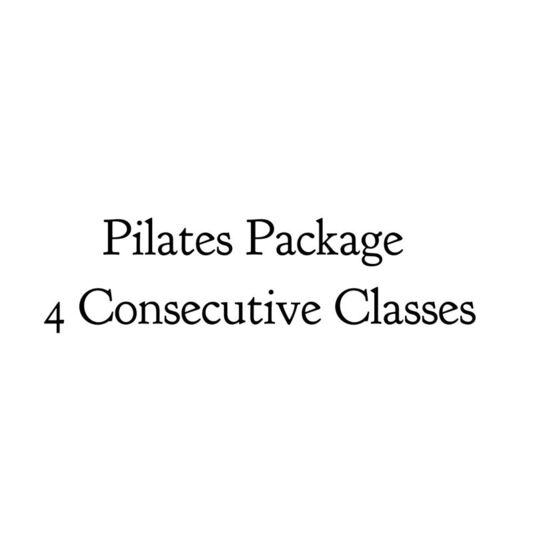 Pilates Package - 4 Consecutive Classes