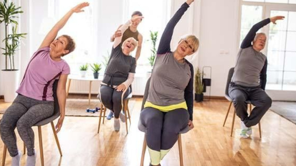 Gentle Yoga Flow Mat Class w/ Chair Options