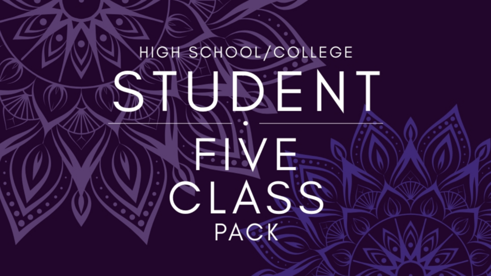 High School/College Student - 5 Class Pack