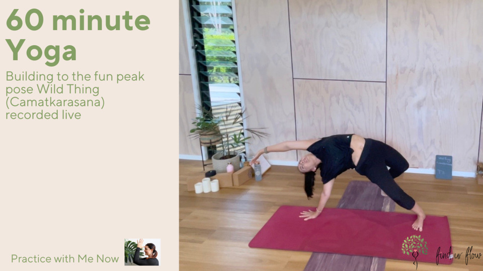 Image result for 60 minute yoga routines peak pose