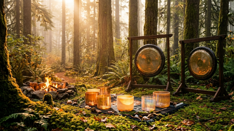 Mist and Meditation Retreat - A Sanctuary of Cedar and Sound