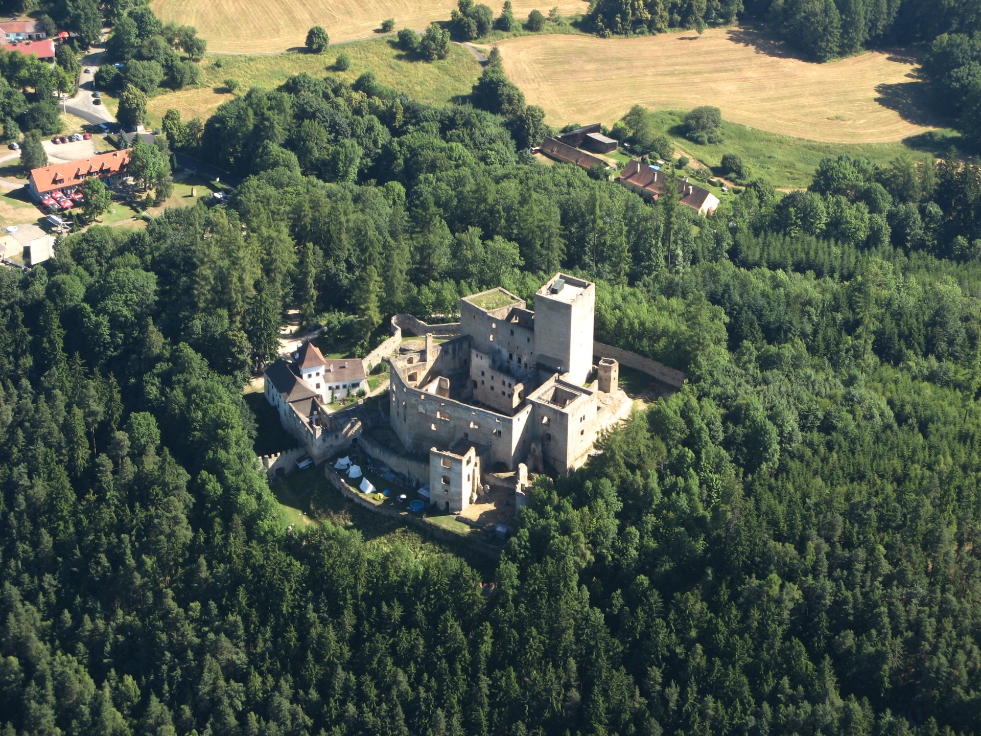 Original hrad land tejn star m sto pod land tejnem