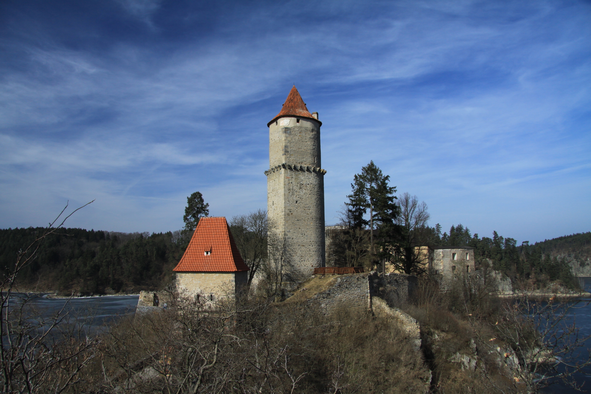 Original zv kov castle in spring 2011 6