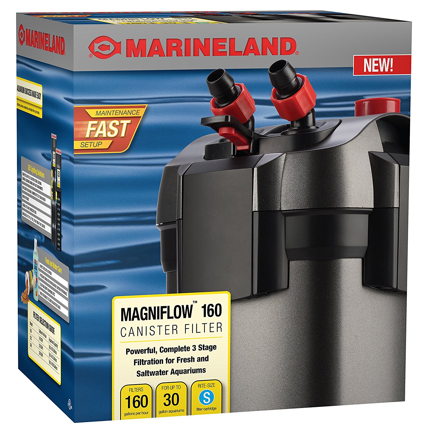 Marineland Magniflow Canister Filter 160 Filters Aquarium Supplies