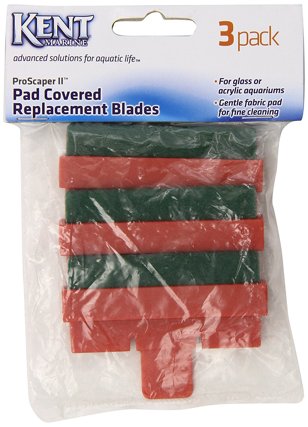 Kent Marine Pad Covered Blades for ProScraper II 3 pk Maintenance