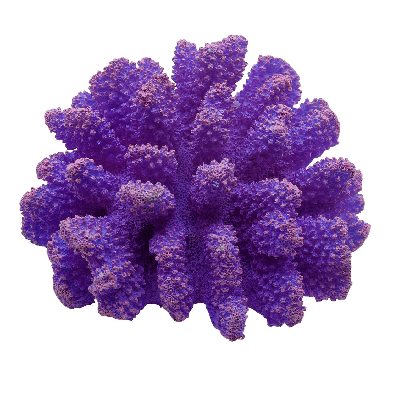 Underwater Treasures Polyped Coral - Purple - Decorations - Aquarium ...