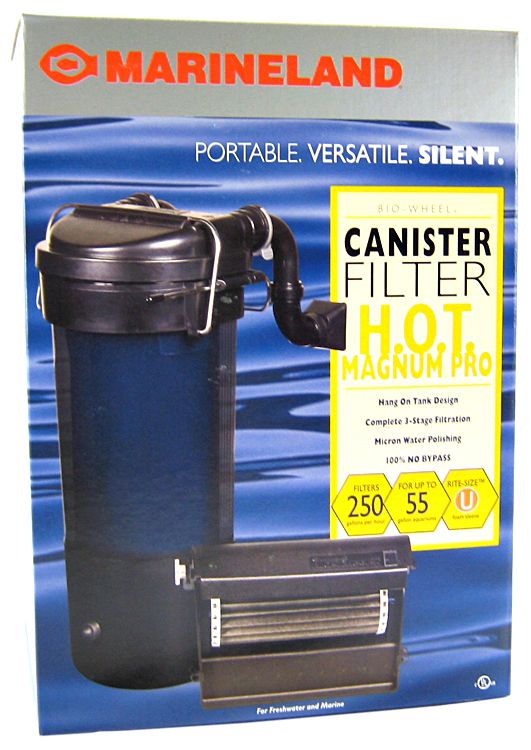 Marineland H O T Magnum Pro Hang On Tank Canister Filter Filters