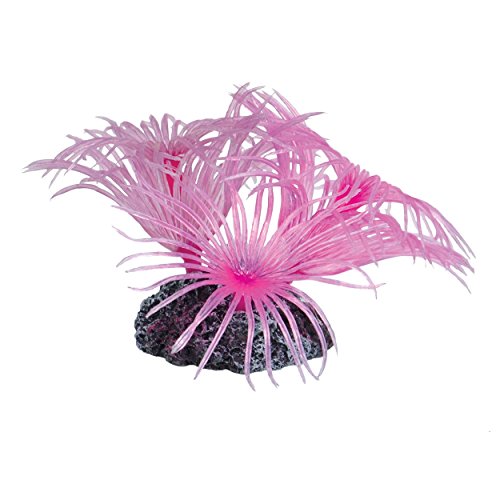 Underwater Treasures Feather Duster Pink Decorations Aquarium