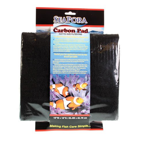SeaPora Carbon Pad 18" x 10" Filters Aquarium Supplies